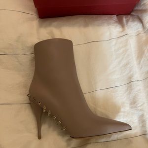 Valentino rockstud booties